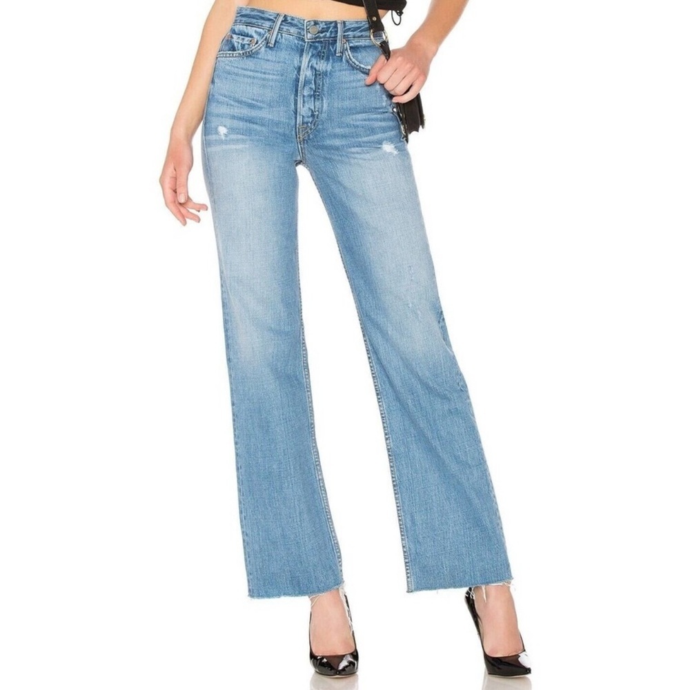 Grlfrnd Carla Wide Leg Jeans Size 30